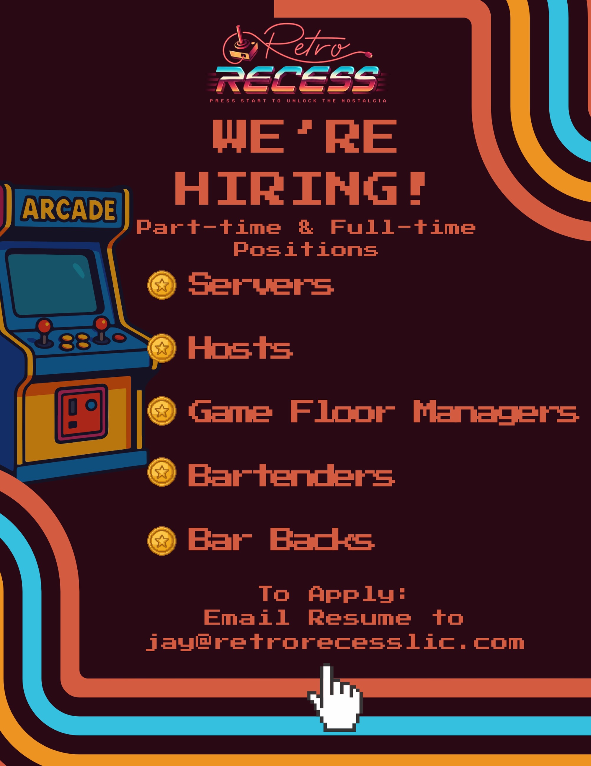 Retro Recess Arcade Bar